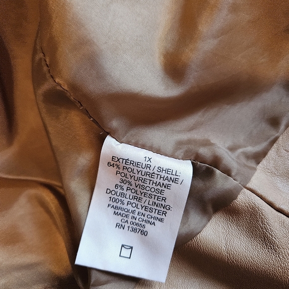 Faux leather jacket - Picture 5 of 5